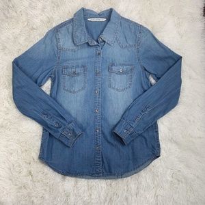 Vanilla Star Denim Shirt Button Down